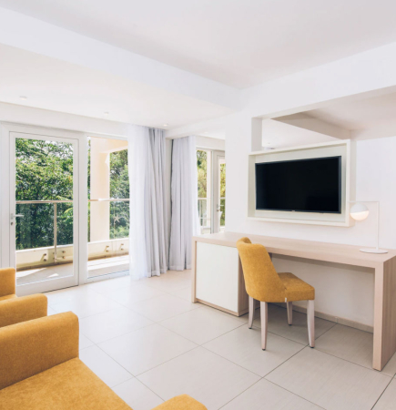 Junior suite, pogled bašta